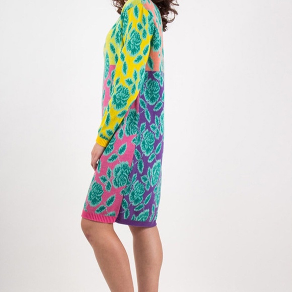 Betsey Johnson 80's label Vintage Sweater Dress! - Picture 3 of 10